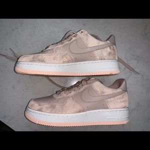 Nike Rose Gold Air Force size 9
